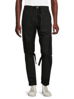 Спортивные брюки с молнией до щиколотки Diag Off-White, черный