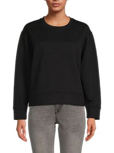 Толстовка с вышивкой логотипа Calvin Klein, черный