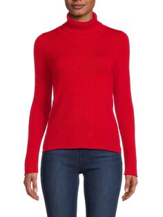 Кашемировый свитер с высоким воротником Sofia Cashmere, цвет Medium Red