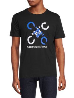 Футболка с логотипом C&apos;N&apos;C Costume National, черный