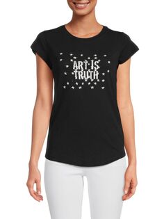 Узкая футболка Art Is Truth Zadig &amp; Voltaire, цвет Noir