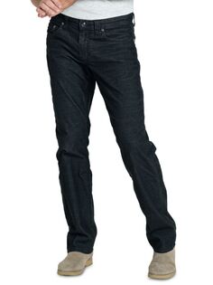Вельветовые джинсы прямого кроя в деревенском стиле Stitch&apos;S Jeans, цвет Onyx