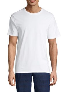 Хлопковая футболка с коротким рукавом Vince, цвет Optic White
