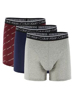 Комплект из 3 трусов-боксеров Calvin Klein, цвет Peacoat
