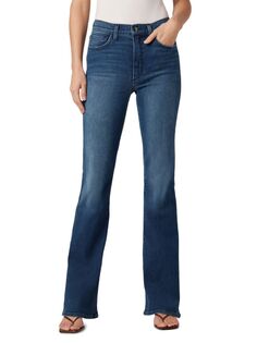 Расклешенные джинсы Molly с высокой посадкой Joe&apos;S Jeans, цвет Perfect Fig Blue