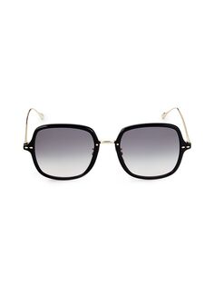 Квадратные солнцезащитные очки 55 мм Isabel Marant, цвет Black Gold