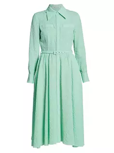 Aishan платье-рубашка трапециевидного силуэта Emilia Wickstead, цвет mint