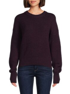 Шерстяной свитер Mona в рубчик Iro, цвет Dark Purple