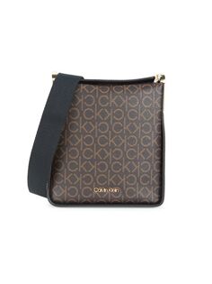 Маленькая сумка на плечо с логотипом Fay Calvin Klein, цвет Brown Khaki