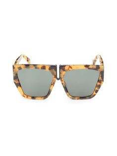 Квадратные солнцезащитные очки Double Trouble B 57MM Karen Walker, цвет Tortoise