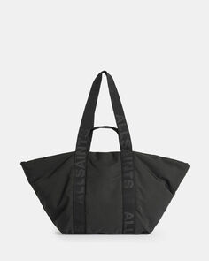 Большая сумка Esme из переработанного материала AllSaints, черный