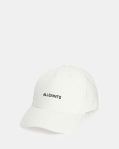 Лондонская бейсболка AllSaints, белый черный