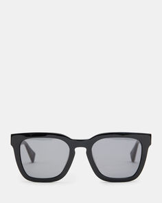 Солнцезащитные очки квадратной формы Phoenix AllSaints, черный глянец
