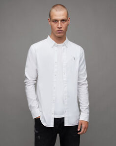 Рубашка эластичного кроя Hawthorne Ramskull AllSaints, белый