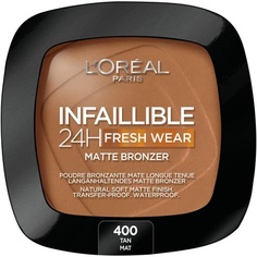 Infaillible 24H Fresh Wear Matte Bronzer оттенок 400 Tan Dorг, L&apos;Oreal LOreal