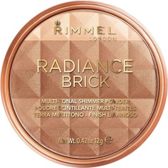 London Radiance Shimmer Brick Pressed Bronzer Легкая как воздух формула для контуринга 12G, Rimmel