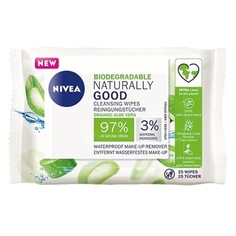 Очищающие салфетки Naturally Good, 25 шт., Nivea