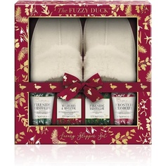 Роскошный подарочный набор тапочек Fuzzy Duck Winter Wonderland — подходит для веганов, Baylis &amp; Harding