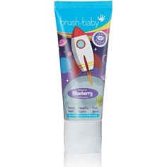 Натуральная зубная паста «Ракета» со вкусом черники, тюбик 50 мл, Brush-Baby