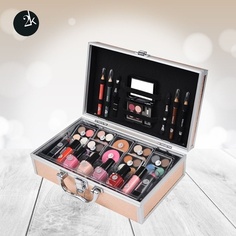 Прага Beauty Case Набор из 43 предметов для макияжа и косметики - Ros? Gold Shimmer, 2K