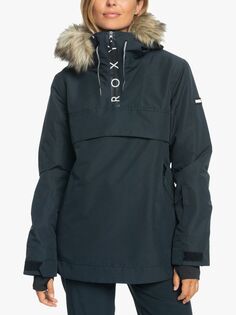 Женская зимняя куртка из технического материала для укрытия Roxy, настоящий черный