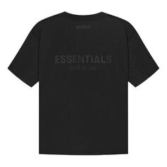 Футболка Fear of God Essentials SS21 Short Sleeve Tee Stretch Limo Black, черный