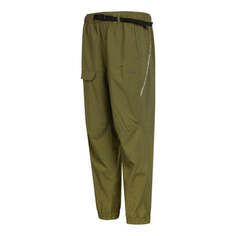Брюки Men&apos;s adidas Solid Color Logo Casual Joggers/Pants/Trousers Autumn Green, мультиколор