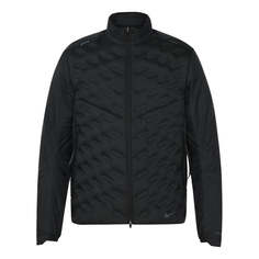 Пуховик Men&apos;s Nike FW21 Solid Color Hooded Long Sleeves Black Down Jacket, черный