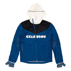Куртка Men&apos;s Nike x Gyakusou Crossover Splicing Colorblock Alphabet Zipper Hooded Jacket Blue, мультиколор