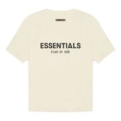 Футболка Fear of God Essentials SS21 Short Sleeve Tee Buttercream, бежевый