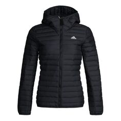 Куртка (WMNS) Adidas Varilite Soft Hooded Jacket &apos;Carbon&apos;, цвет carbon