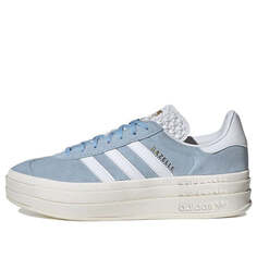 Кроссовки (WMNS) adidas originals Gazelle Bold &apos;Clear Sky&apos;, цвет clear sky / cloud white / gold metallic