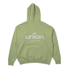 Толстовка Fear of God Essentials FW21 Vintage Hoodie x Union LA &apos;Green&apos;, зеленый