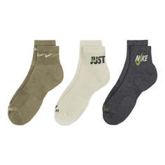 Носки Nike Everyday Plus padded ankle training tights &apos;Olive White Black&apos;, мультиколор