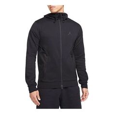 Куртка Air Jordan Casual Full-length zipper Knit Hooded Jacket Black, черный Nike