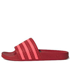 Тапочки (WMNS) adidas Adilette Slide &apos;Scarlet&apos;, красный