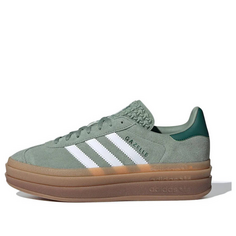 Кроссовки (WMNS) adidas Gazelle Bold &apos;Silver Green Gum&apos;, зеленый