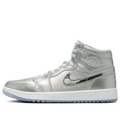 Кроссовки Air Jordan 1 High Golf &apos;Giving&apos;, цвет silver Nike