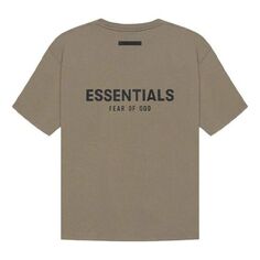 Футболка Fear of God Essentials SS21 Short Sleeve Tee Taupe, коричневый