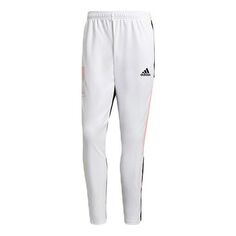 Спортивные штаны adidas x Crossover Juve Hu Tr Pnt Juventus Soccer/Football Colorblock Sports Long Pants White Black Colorblock, белый