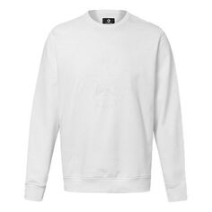 Толстовка Men&apos;s Converse Logo Printing Round Neck Pullover White, белый