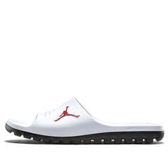 Тапочки Air Jordan Super.Fly Team Slide &apos;White Gym Red&apos;, белый Nike