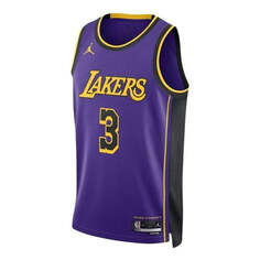 Топ Air Jordan Dri-FIT NBA Swingman Jersey &apos;Los Angeles Lakers Statement Edition - Field Purple&apos;, фиолетовый Nike