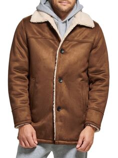 Куртка на подкладке из искусственной овчины Calvin Klein, цвет Cognac