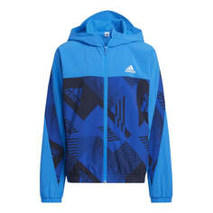 Куртка (GS) adidas Woven Jacket &apos;Blue&apos;, синий