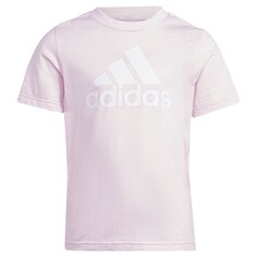 Футболка с коротким рукавом adidas Big Logo Cotton, розовый