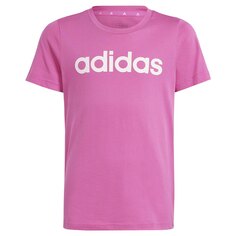 Футболка с коротким рукавом adidas Linear Logo, розовый
