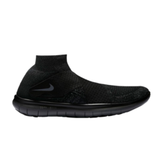 Кроссовки Nike Free Run Motion Flyknit 2017 &apos;Black&apos;, черный