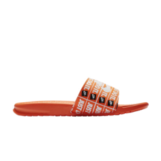 Кроссовки Nike Benassi JDI Print &apos;Cone&apos;, оранжевый