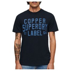 Футболка Superdry Copper Label Workwear Short Sleeve Crew Neck, синий